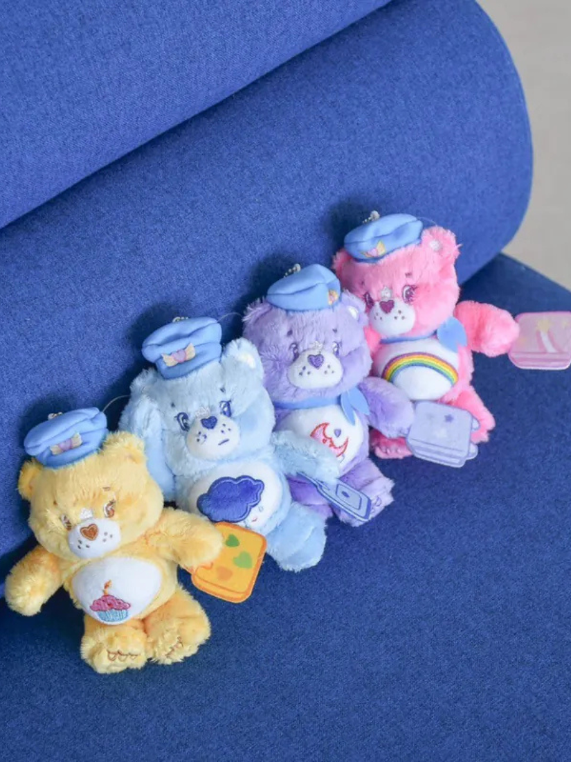 【 出清 】care bears 空服員彩虹熊吊飾