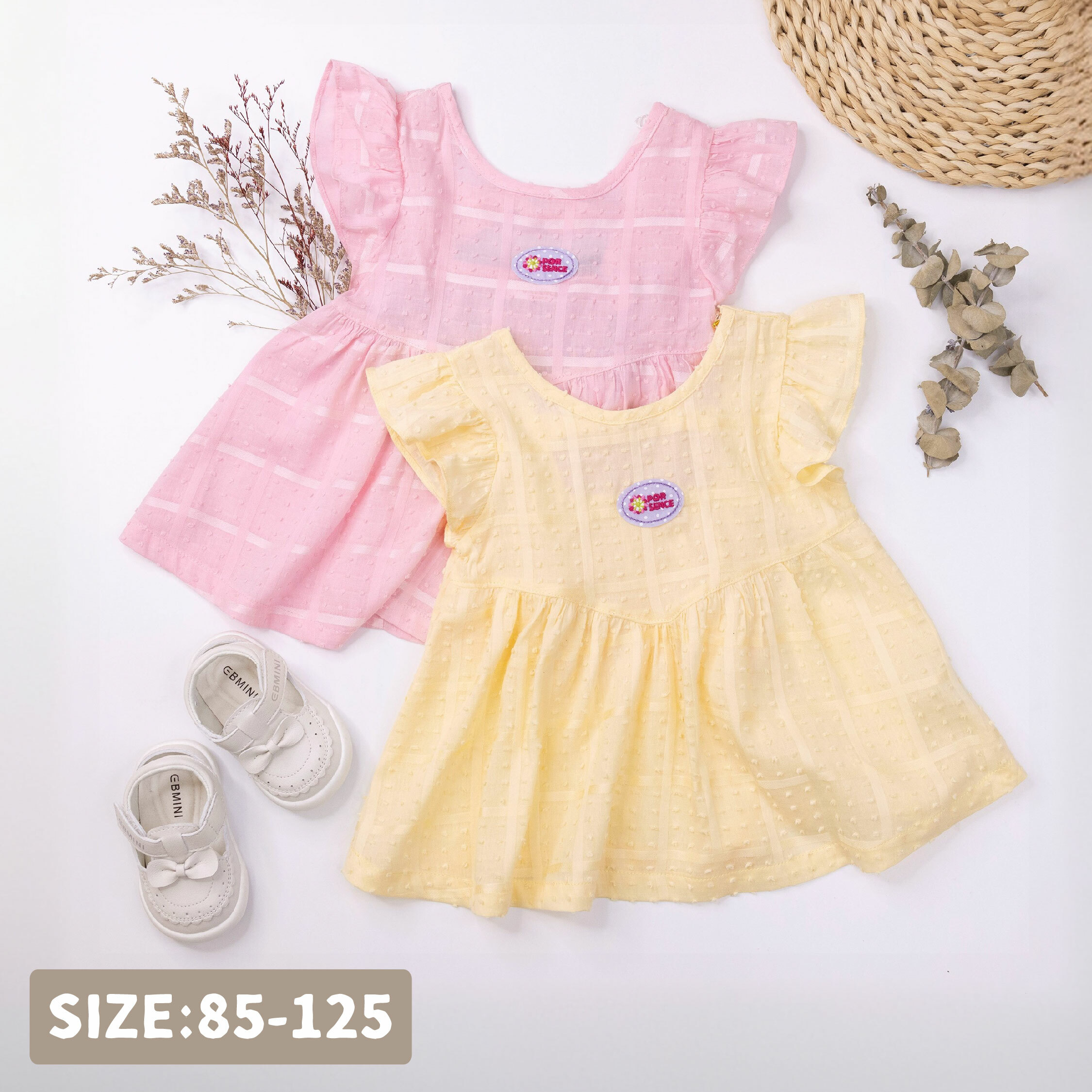 波紳士【22022】甜美花花後挖空設計上衣＊二色