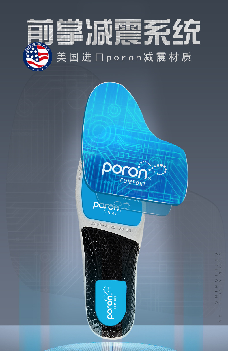 Poron Absorbing Shoe Pad