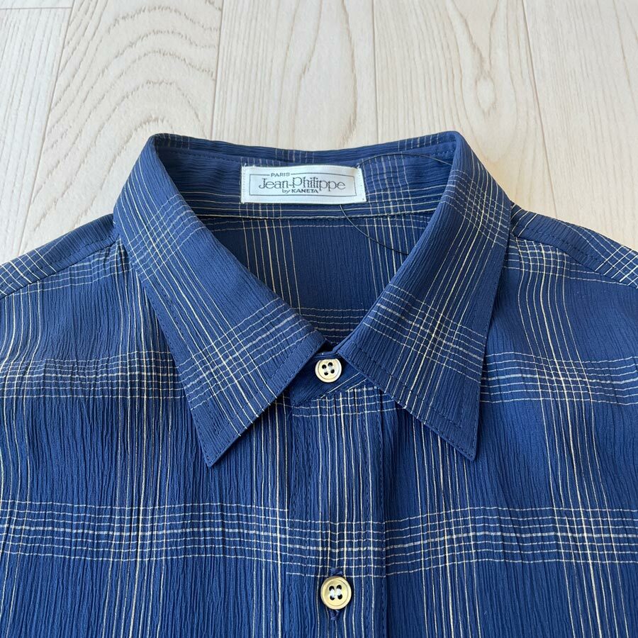 Jean Phillipe藍色格紋恤衫