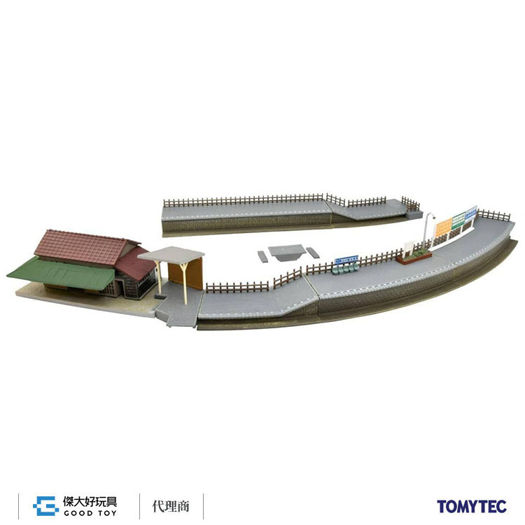 TOMYTEC 335221 建物 060-2 車站E2 曲線月台內側 (C280對應)