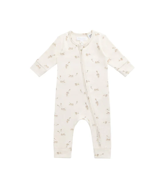 JAMIE KAY│Organic Cotton Reese Zip Onepiec有機棉 Reese 拉鍊連身衣．Kitten and His Kites