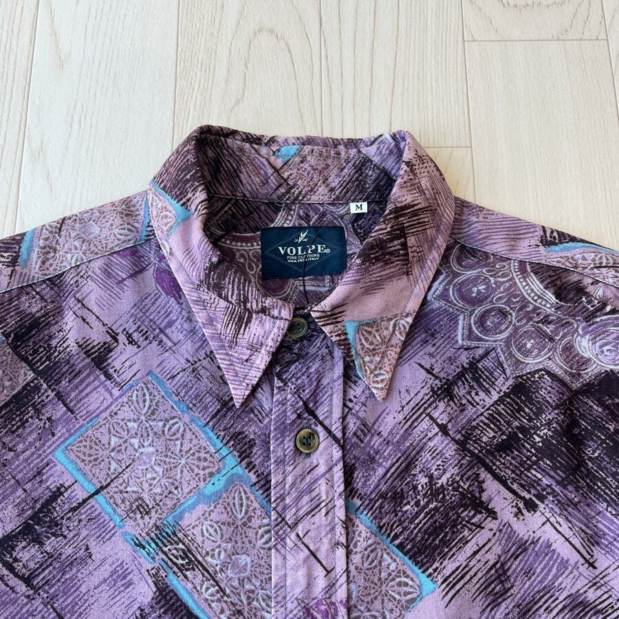 Volpe日本製紫色系長袖花恤