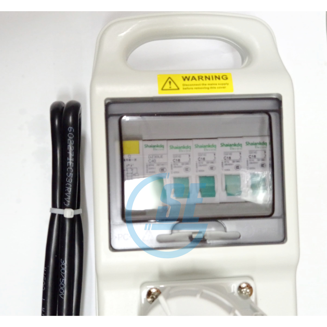 "SFE"(IP67)430x140x95mm(16A)四位防水箱(4只插座+1只插頭)