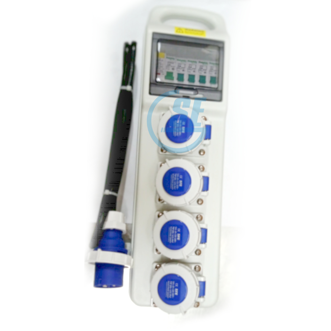 "SFE"(IP67)430x140x95mm(16A)四位防水箱(4只插座+1只插頭)