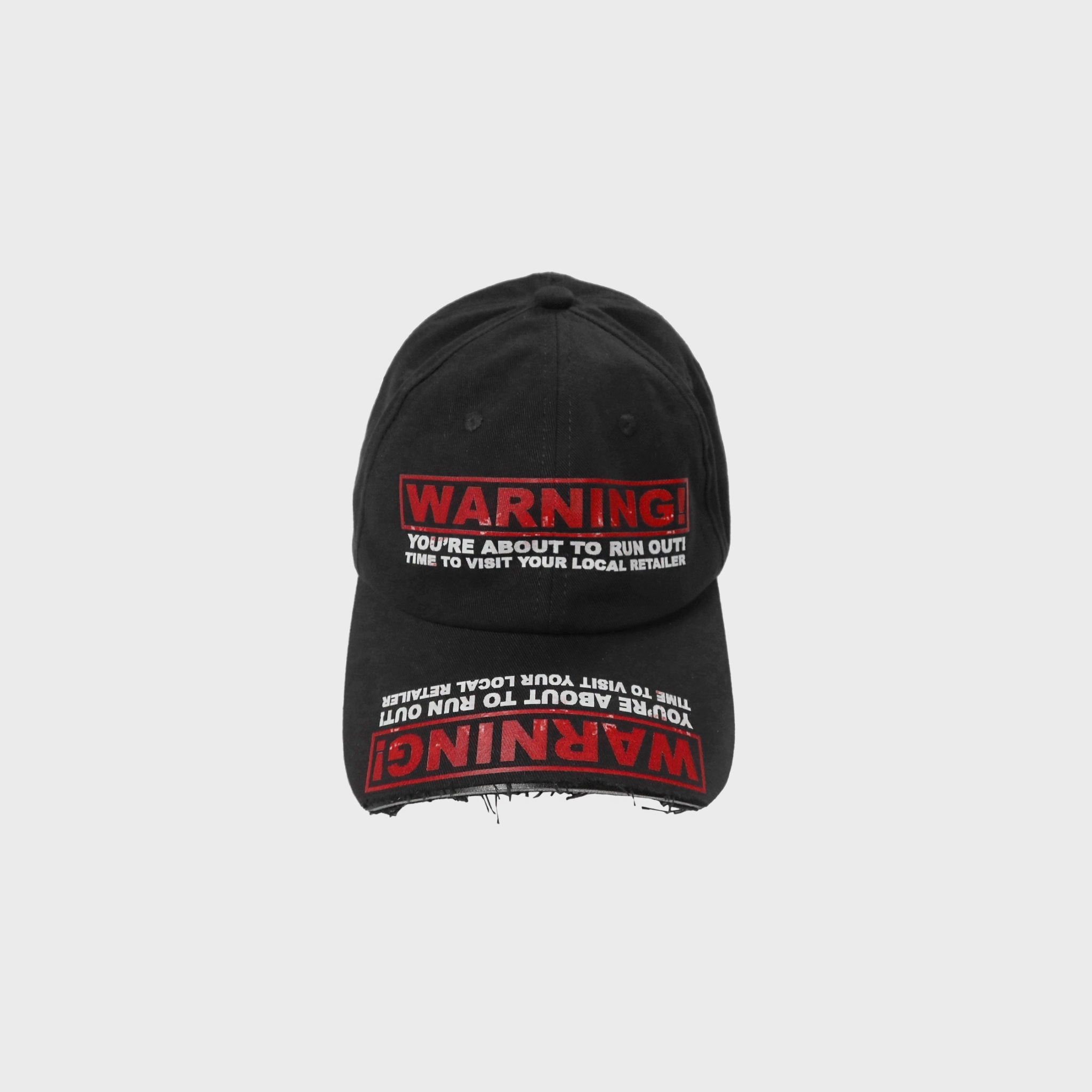 Bornrich｜Warning Cap (Black)