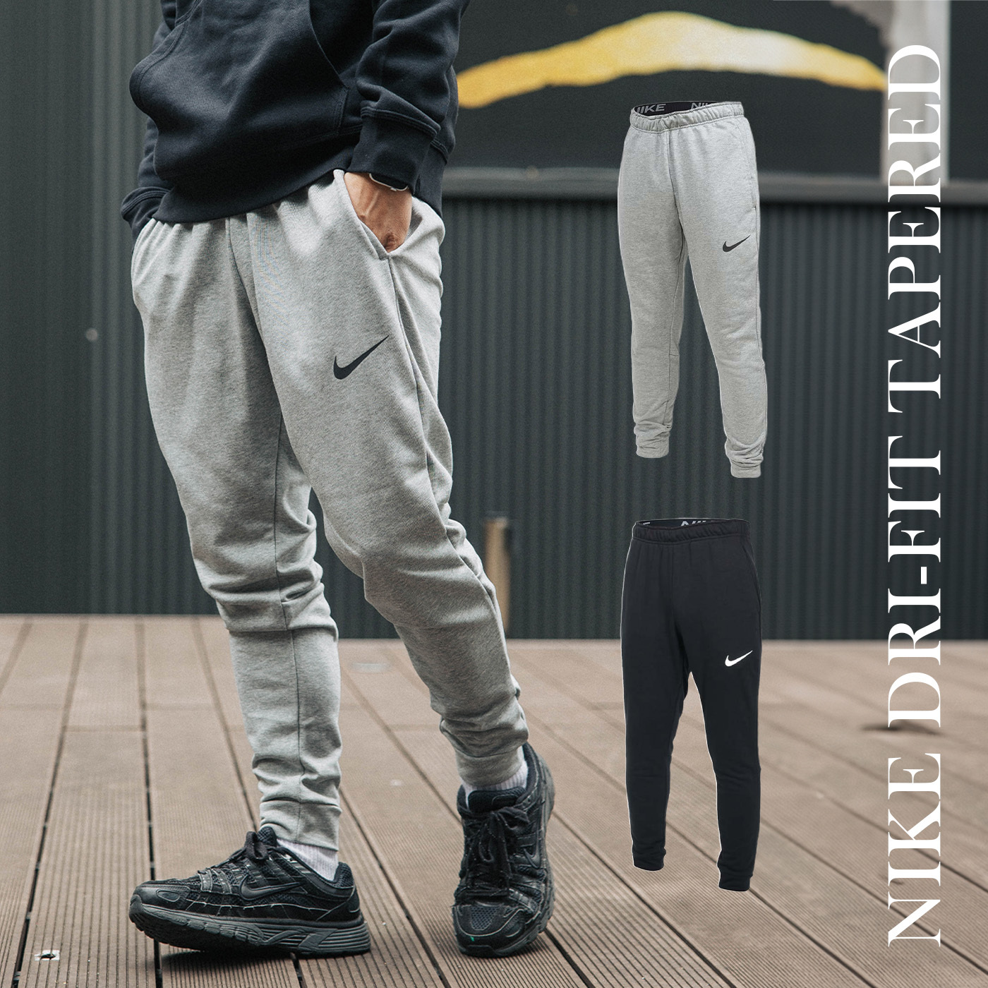 NIKE Dri-Fit長褲 運動長褲 縮口 男款 黑 灰【CZ6380010】【CZ6380063】