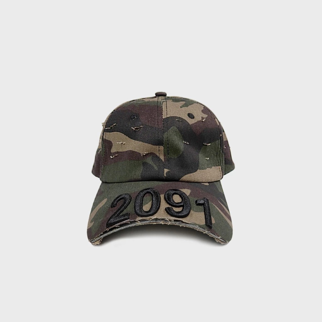 Bornrich / Cut Off Cap 2091 切割做舊棒球帽