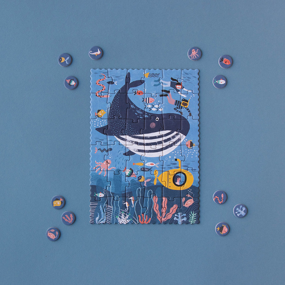 (預購4/7)西班牙Londji 海底世界找找看隨身拼圖