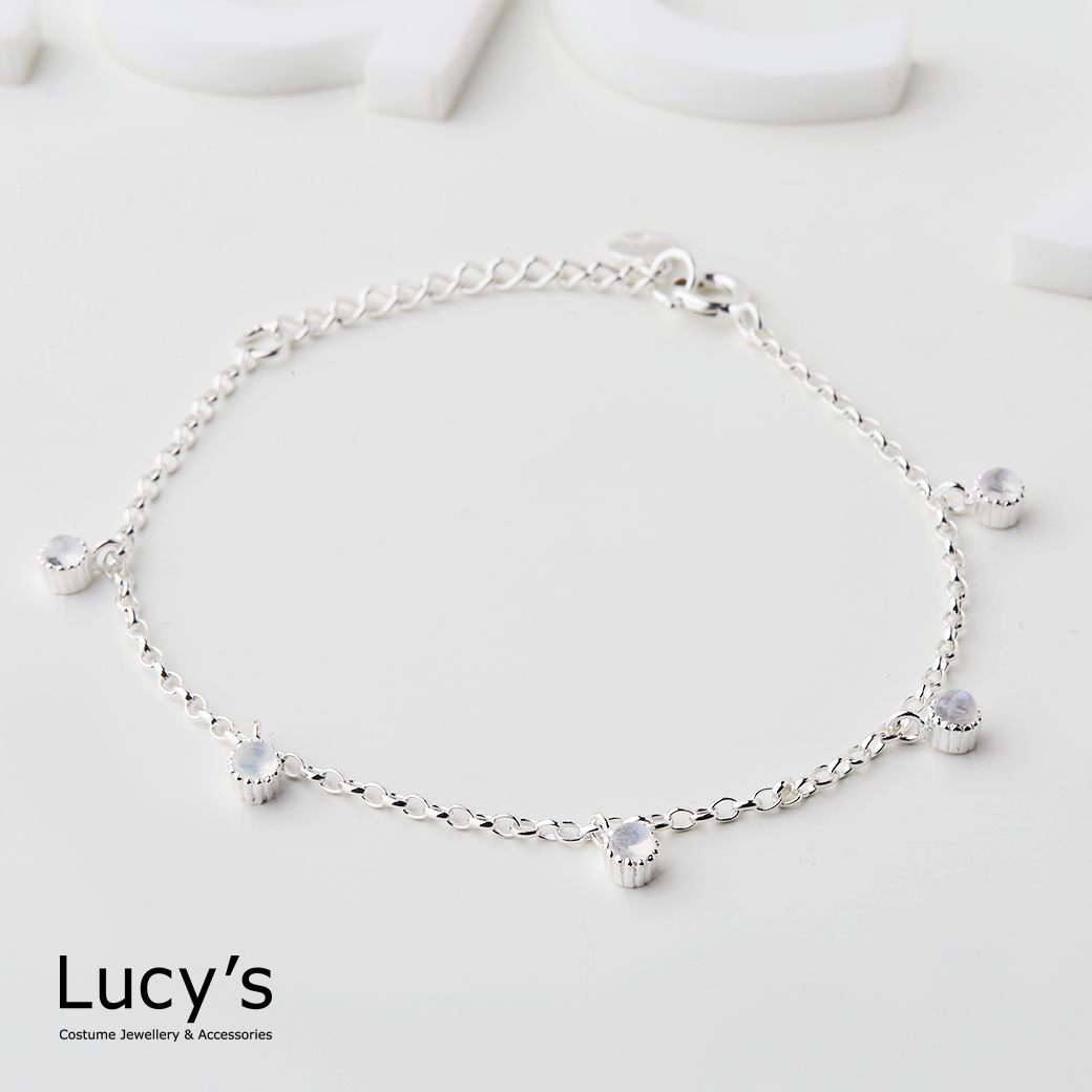 925純銀 純淨礦石 手鍊 (四色) (120759/120760/120761/120762)