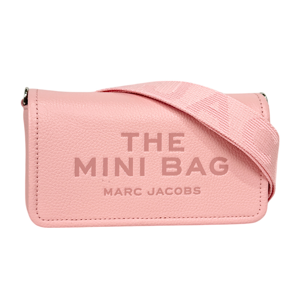 【MARC JACOBS】粒面皮革迷你斜背包WOC/手拿包