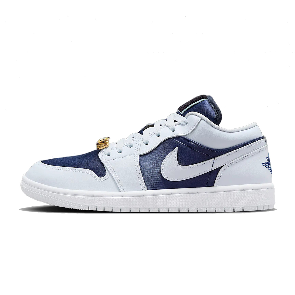 W Air Jordan 1 Low Football Grey 午夜藍 FZ8778-044