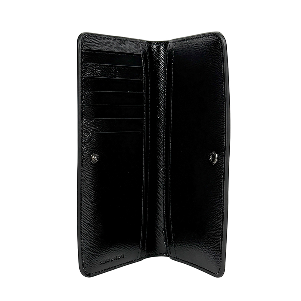 【MARC JACOBS】The Utility Snapshot 防刮皮革釦式二折長夾(黑色)2R3SMP048S07 001