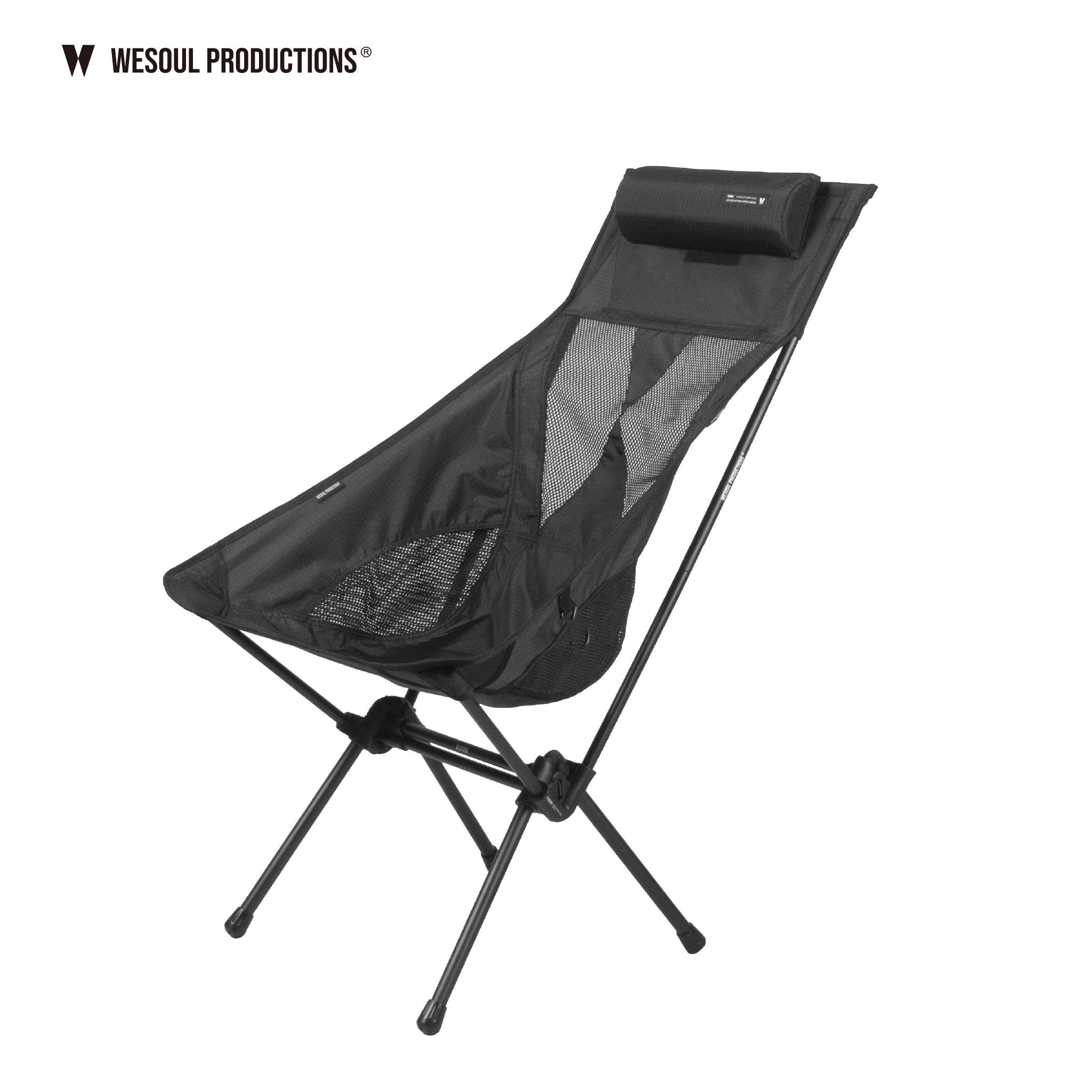 WSP－HIGHBACK COVER 8023 - BLACK 戰術椅｜黑