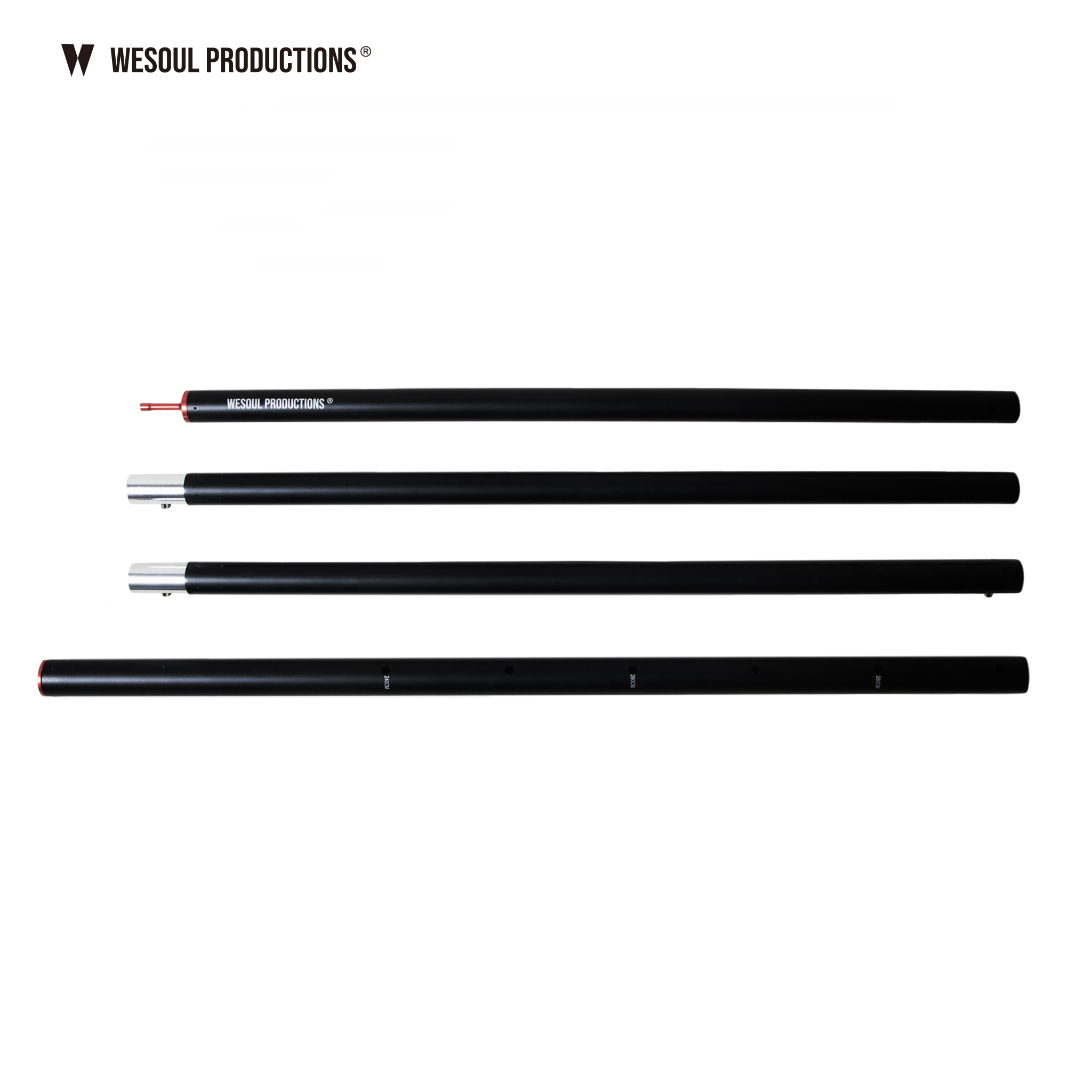 WSP－ADJUSTABLE CANOPY POLE 加粗天幕營柱｜240-280cm