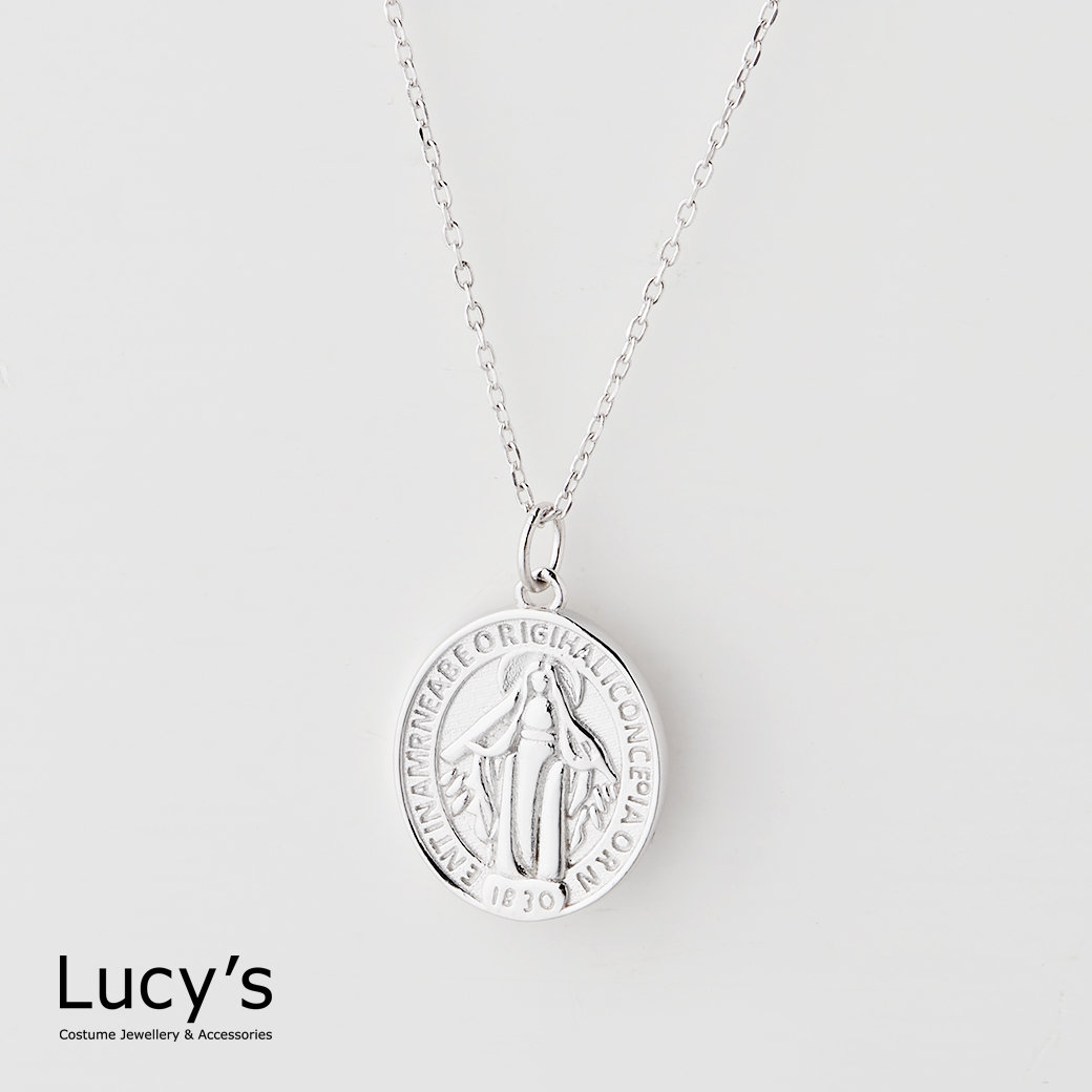 925純銀 女神剪影 項鍊 (二色) (118550/118551)