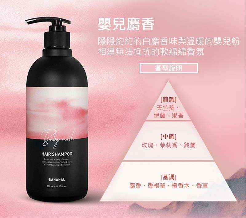BANANAL] 韓國胺基酸香氛洗髮精5種任選