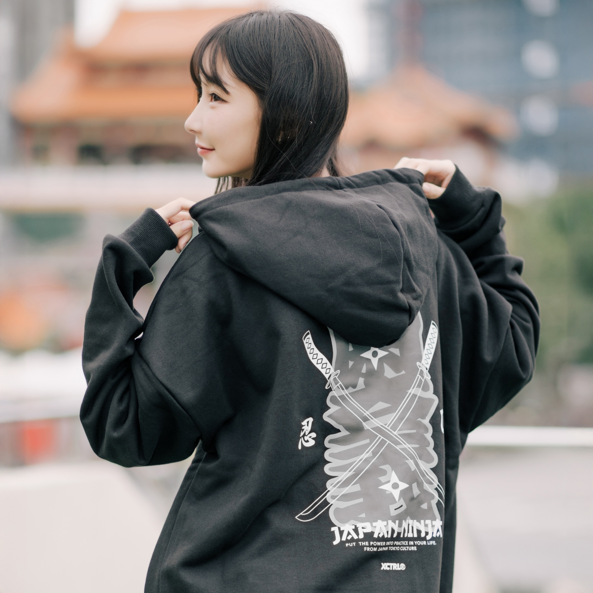 XCTRL 忍者奧義帽T-黑