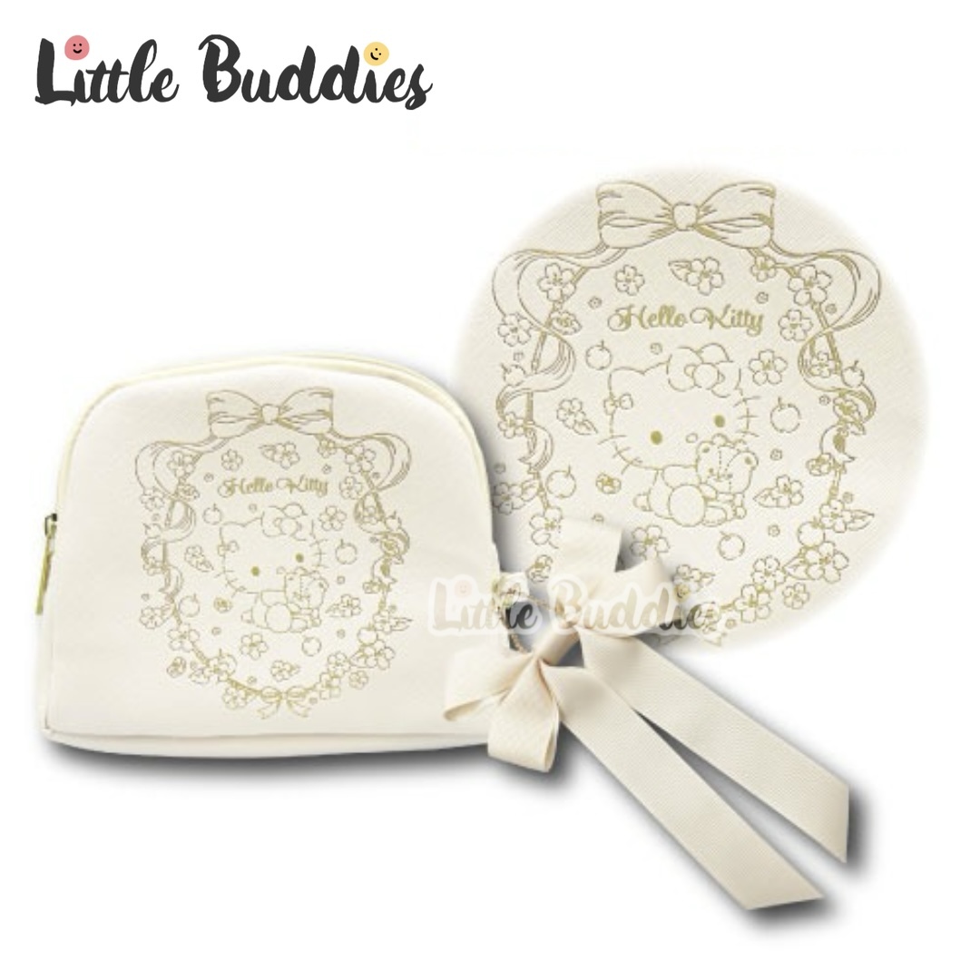 日本 Sanrio 可愛少女PU皮系列 - 拉鏈化妝袋