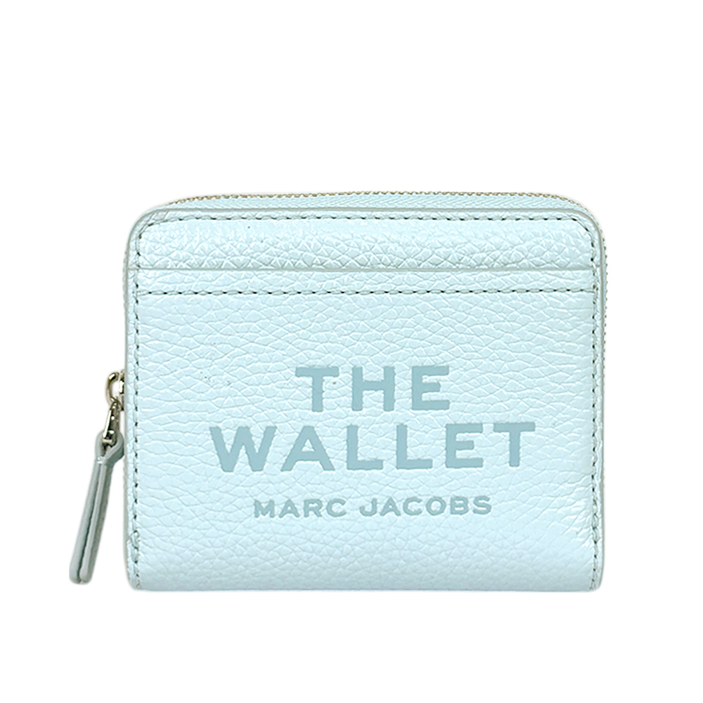 【MARC JACOBS】壓印標誌對開暗釦二折迷你短夾