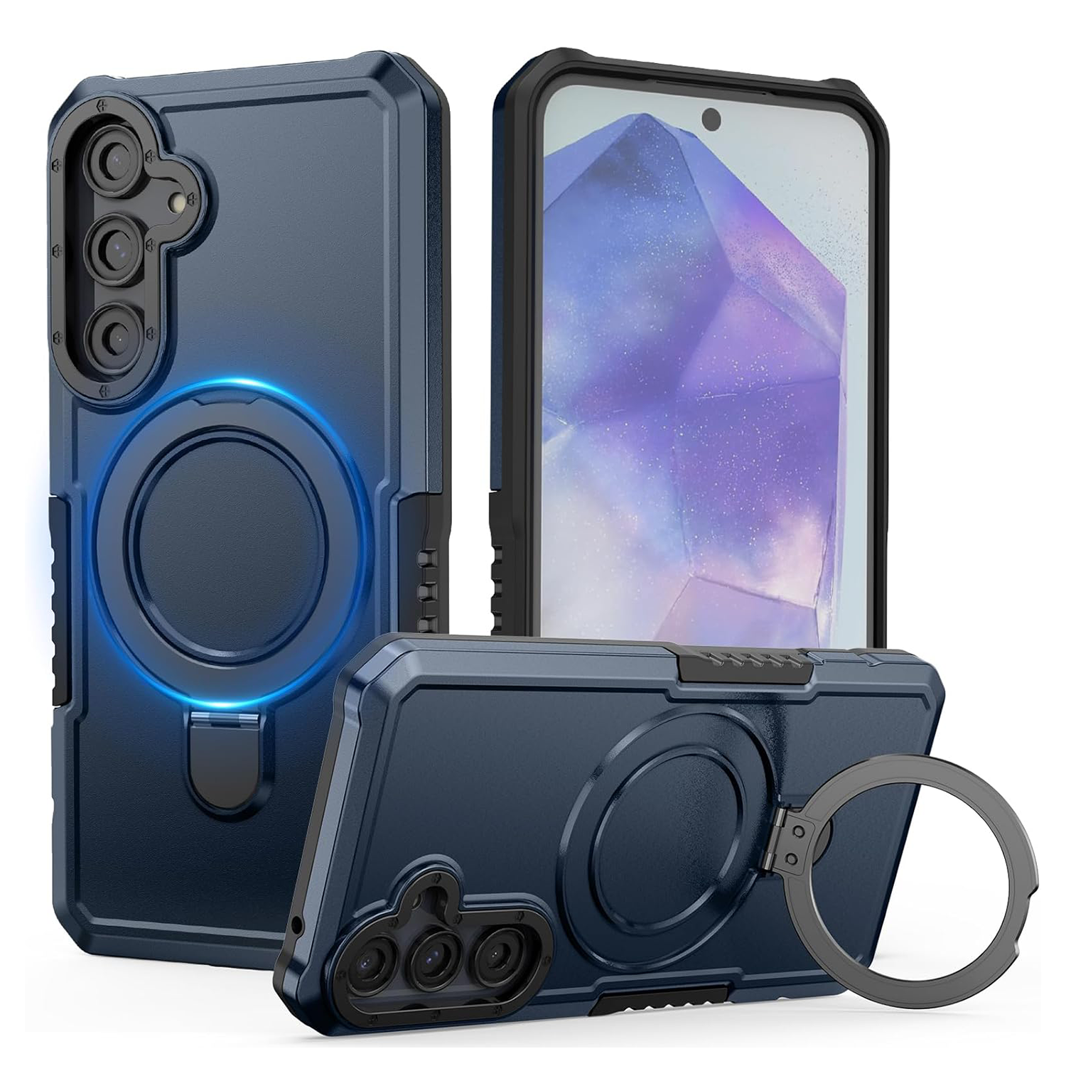 XPRO - Mag Stand Shield - Samsung A56 A36 Case 防撞磁吸支架手機保護殼