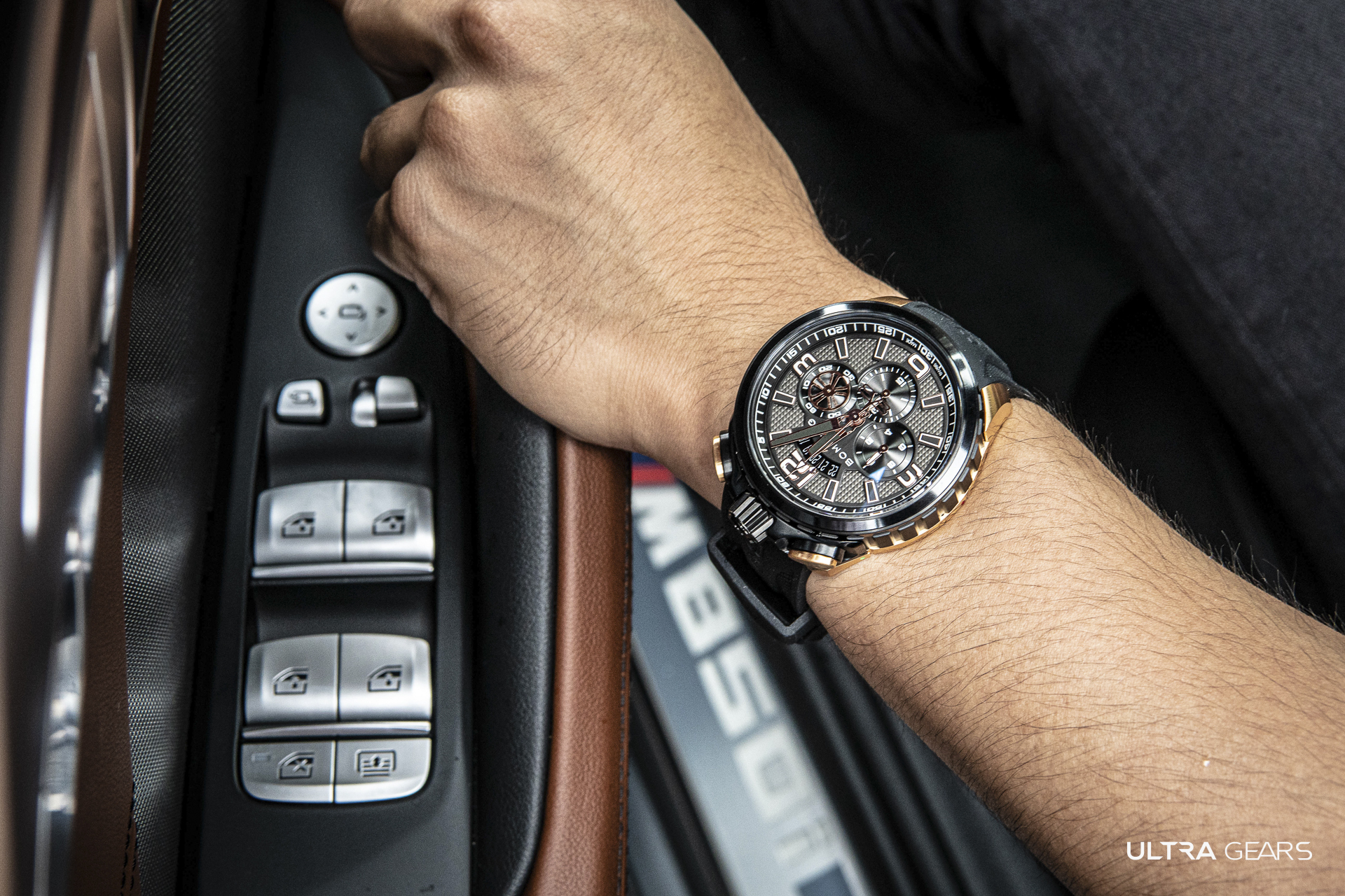 BOLT-68 Heritage 系列 復刻黑金計時碼錶