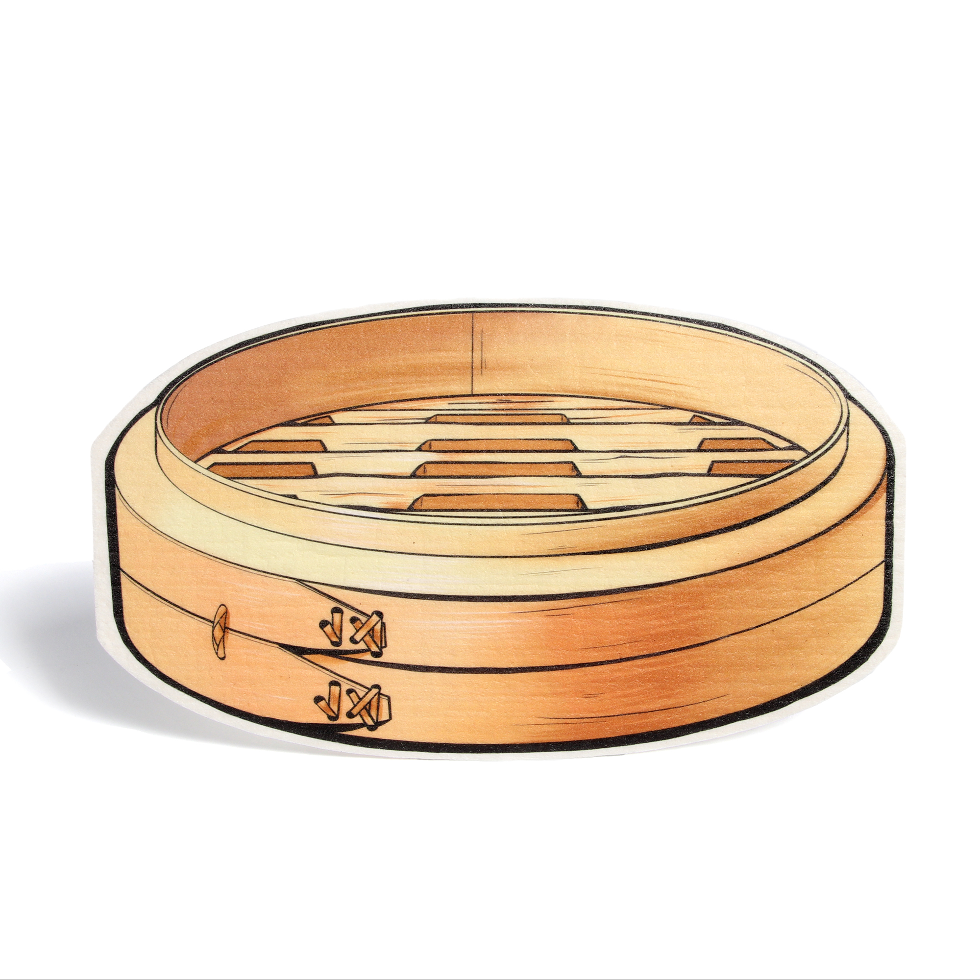 LEAFFY daichafan bamboo steamer eco friendly cellulose sponge cloth