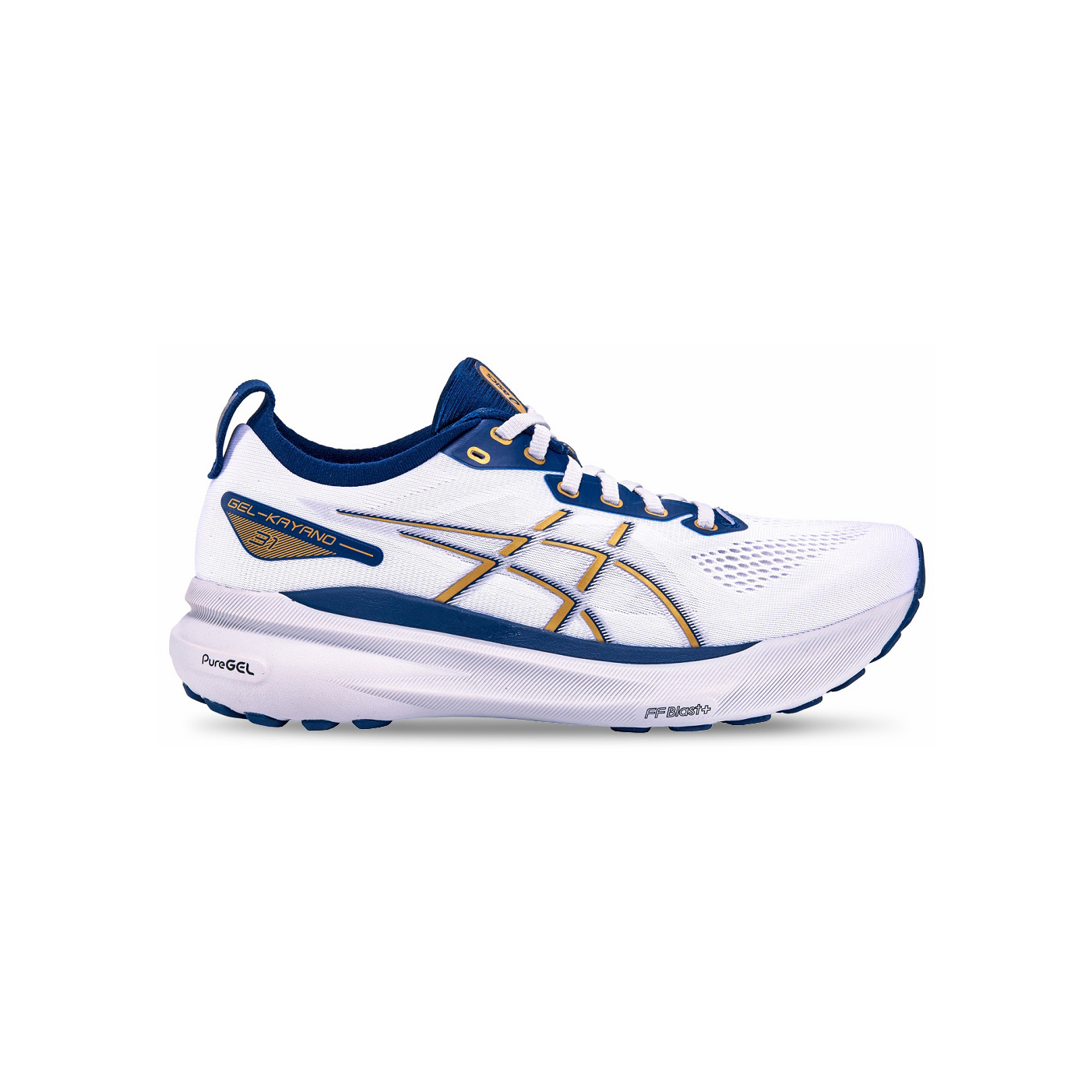 男鞋 ASICS GEL-KAYANO 31 白藍 休閒 輕量 緩衝 緩震 支撐 慢跑鞋【1011B995-021】