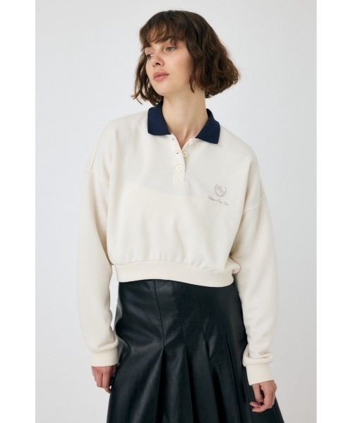 MOUSSY / EMBROIDERY POLO POJ