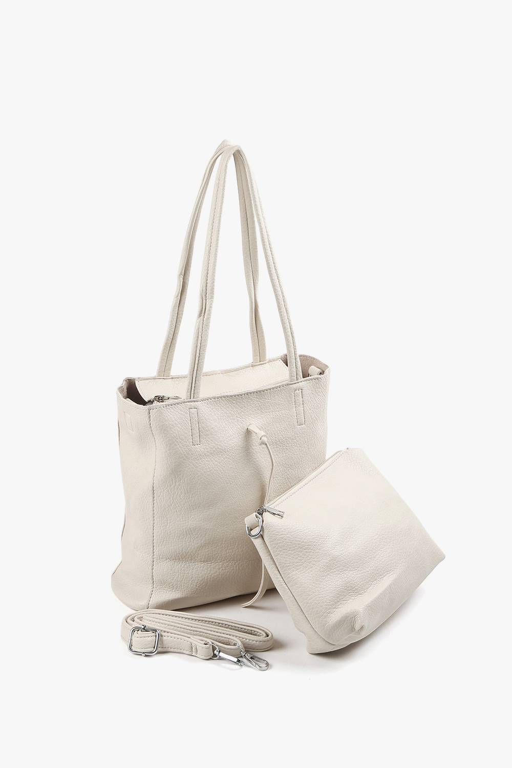 Mini Rosa 兩用小水桶包 米白