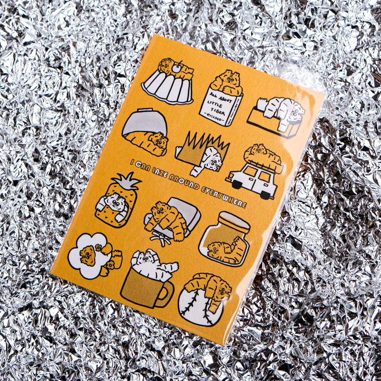 ericoco 小虎day｜明信片｜懶洋洋小虎