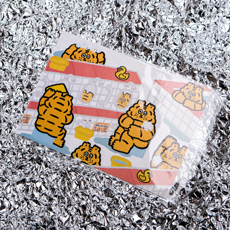 ericoco 小虎day｜明信片｜澡堂小虎