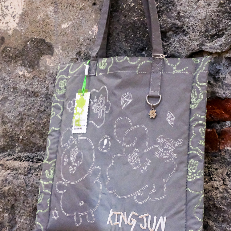 Kingjun｜方格托特袋｜反光限定款