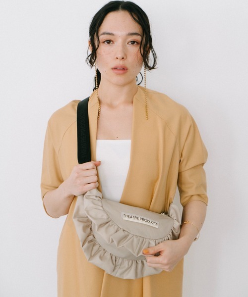Pre-order - THEATRE PRODUCTS Nylon frill round shoulder bag