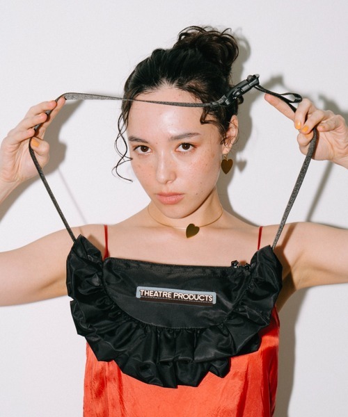 Pre-order - THEATRE PRODUCTS Nylon frill round shoulder bag