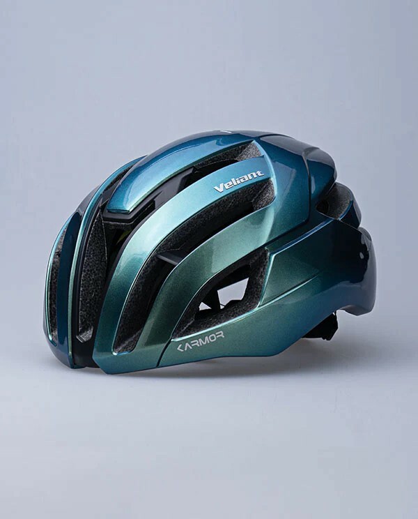 Karmor Veliant 自行車安全帽  Wave-Blue/珍珠亮-漸層藍綠