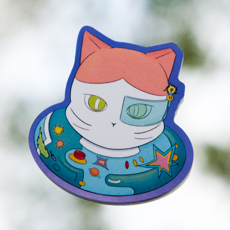 SPPPP X kk｜霧面防水貼紙｜星際阿懂