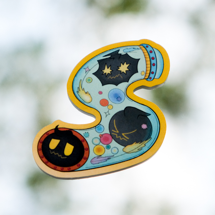 SPPPP X kk｜霧面防水貼紙｜三波傳送通道