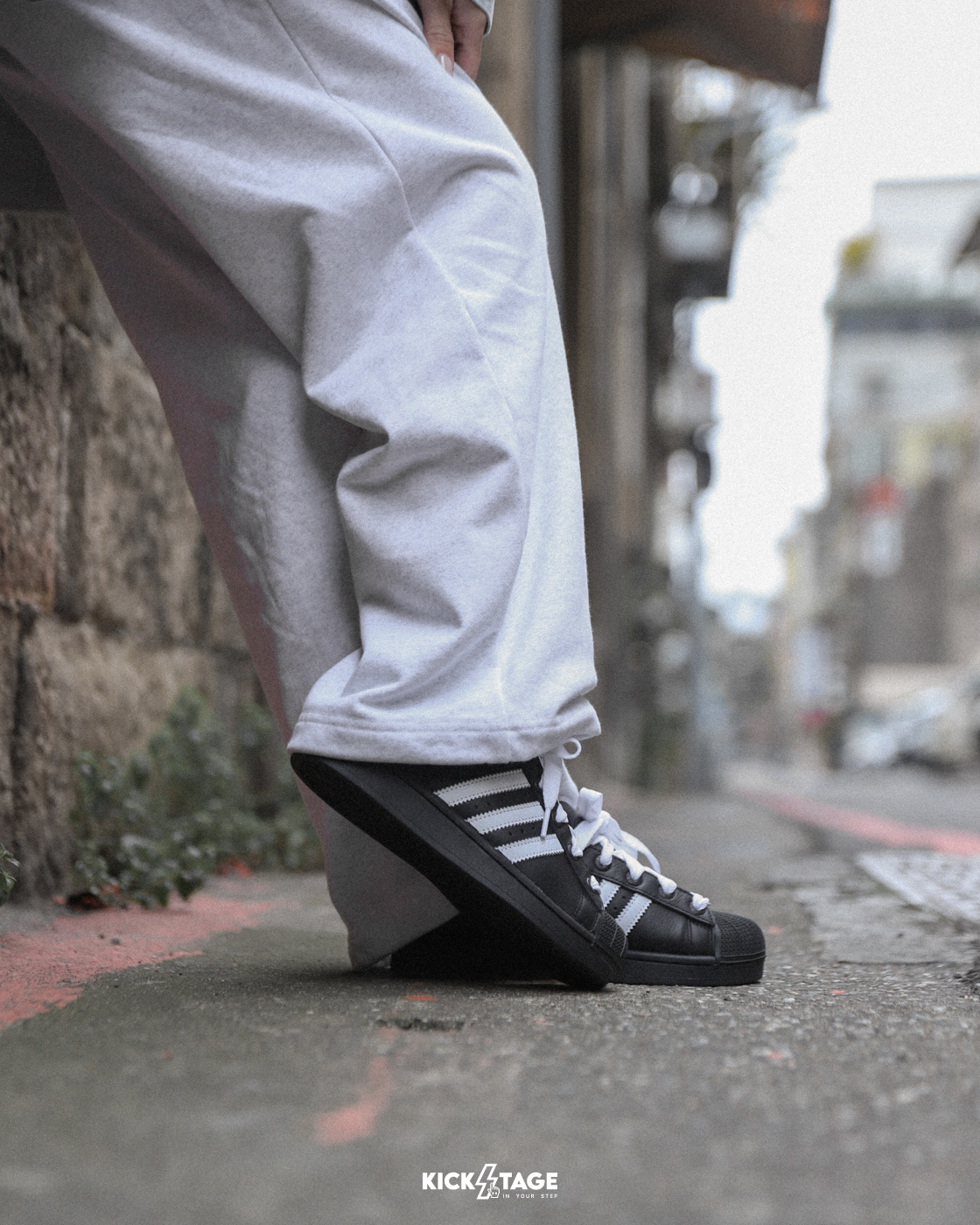 <海外連線，預定> 男女鞋 ADIDAS SUPERSTAR II 2 黑白 貝殼頭 寬鞋帶 荔枝皮 經典 休閒鞋【JI3538】