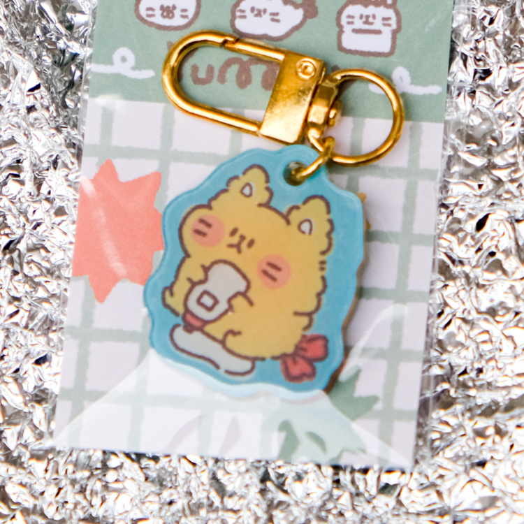 狗狗的小跳步，繪蹦砰！｜吃貨好朋友｜壓克力吊飾｜G款