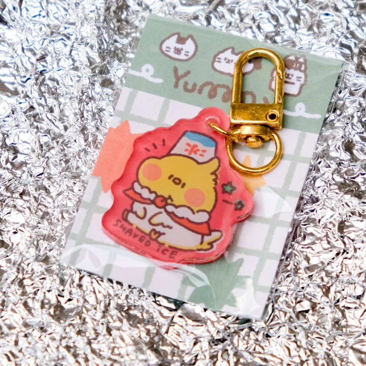 狗狗的小跳步，繪蹦砰！｜吃貨好朋友｜壓克力吊飾｜J款