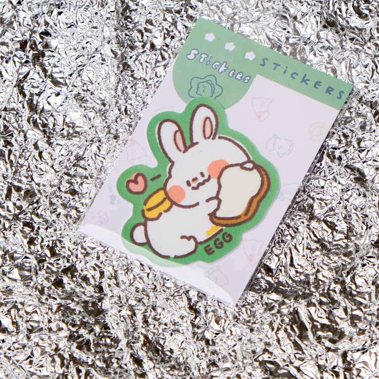 狗狗的小跳步，繪蹦砰！｜單張防水貼紙｜H款