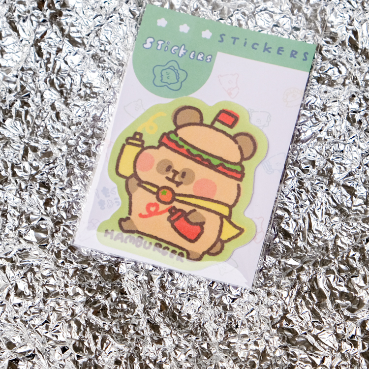 狗狗的小跳步，繪蹦砰！｜單張防水貼紙｜A款