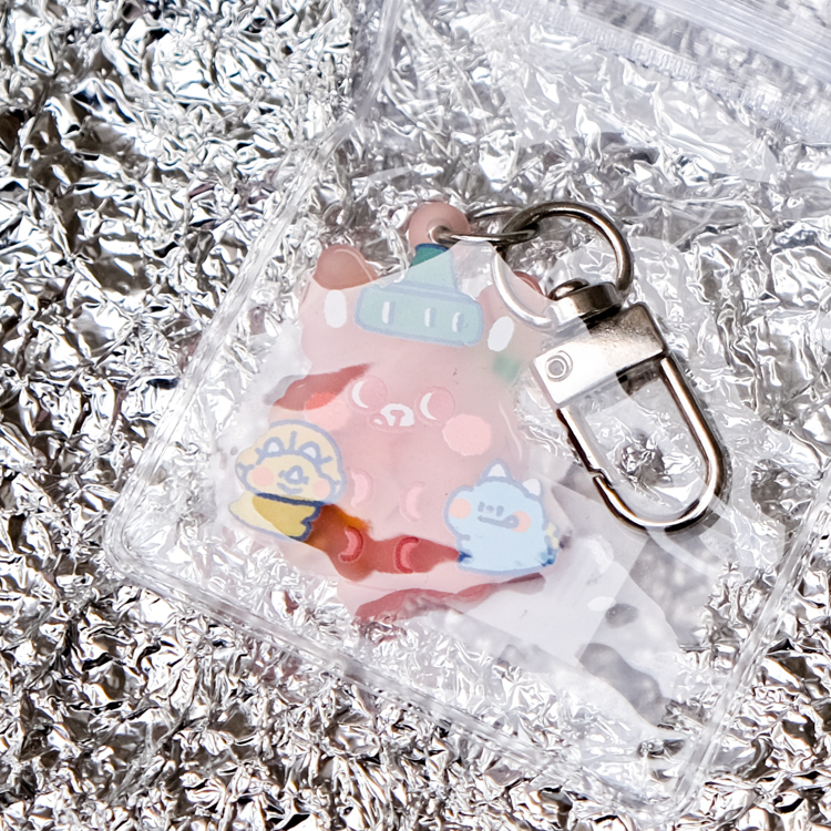 狗狗的小跳步，繪蹦砰！｜醬料吊飾｜紅熊熊