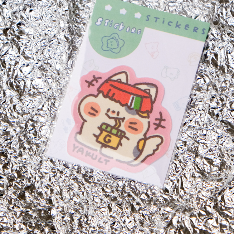 狗狗的小跳步，繪蹦砰！｜單張防水貼紙｜G款