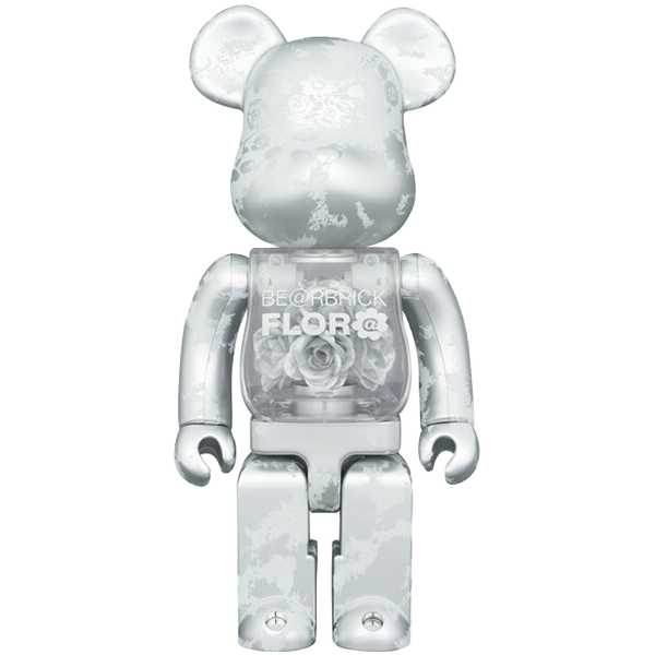 BE@RBRICK FLOR@ 永生花 銀花 400%