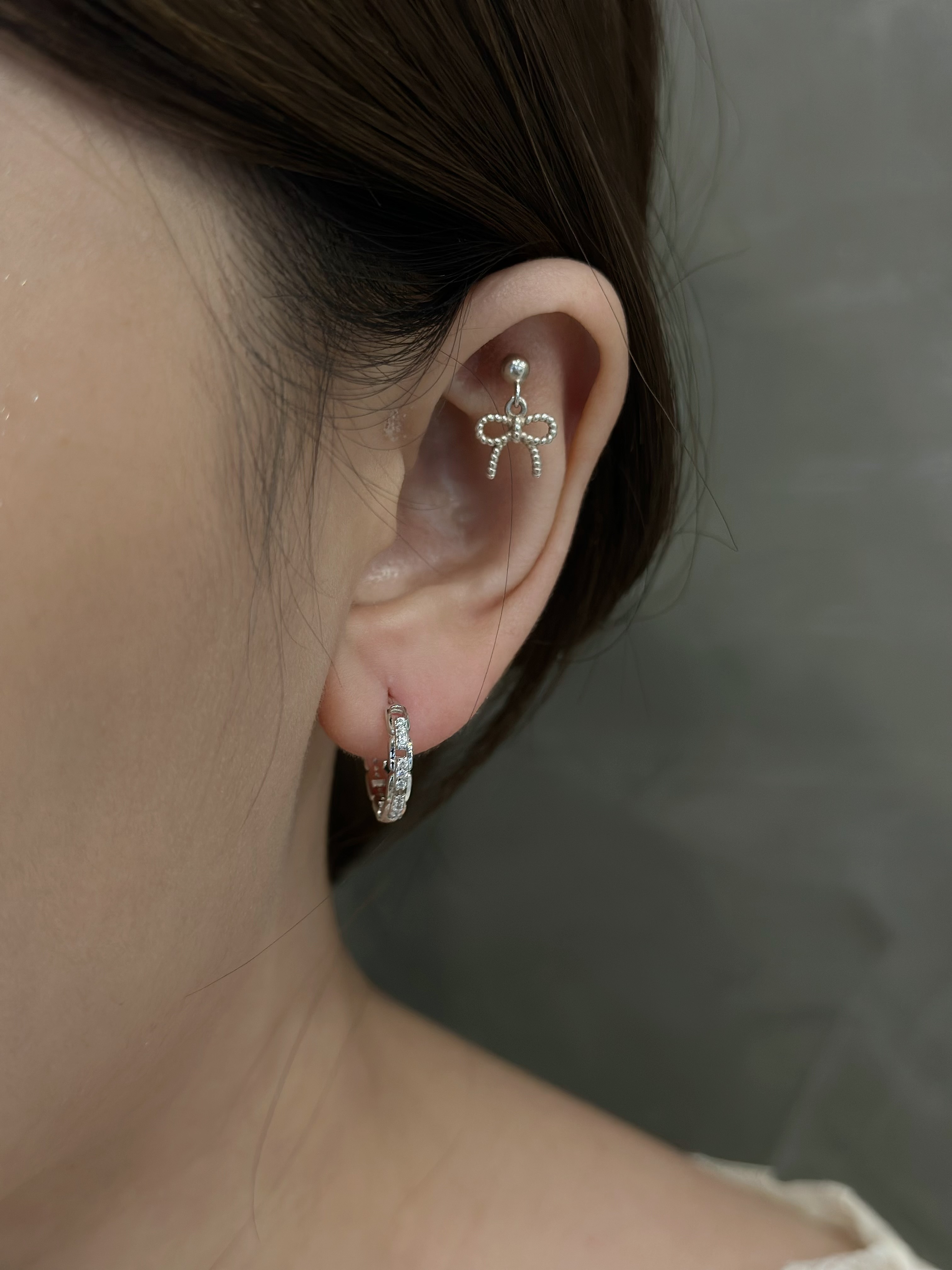 H11排鑽鏈條純銀易扣