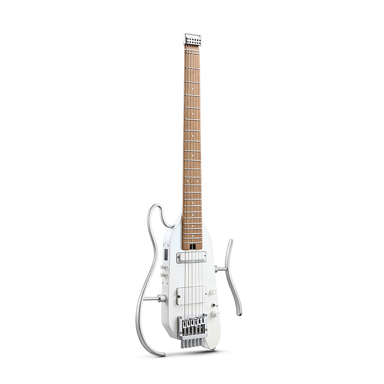 Donner Donner HUSH-X PRO 靜音電吉他 白色 第 3 張圖片｜三峽吉他 / Bass