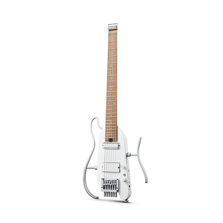 Donner Donner HUSH-X PRO 靜音電吉他 白色 第 2 張圖片｜三峽吉他 / Bass