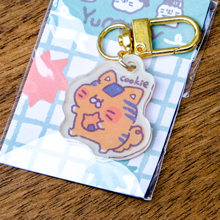 狗狗的小跳步，繪蹦砰！｜吃貨好朋友｜壓克力吊飾｜K款